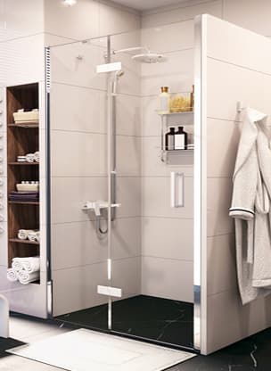 Душевая дверь в нишу WasserKRAFT Aller White 10H05LW 120 см