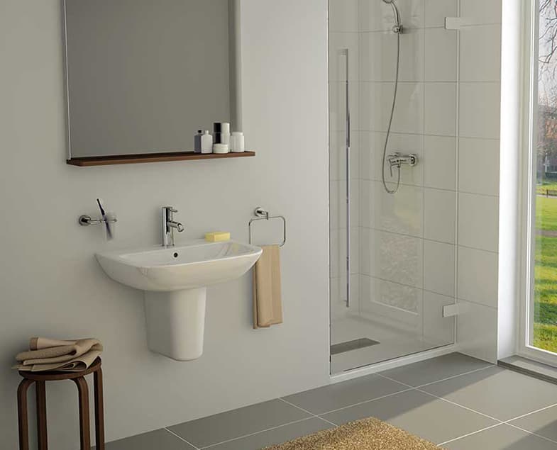 Раковина VitrA S20 5503B003-0001 60 см с полупьедесталом