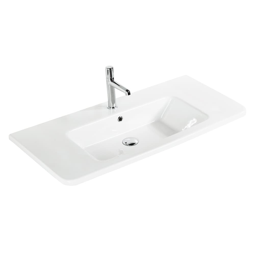 Мебель для ванной BelBagno Albano-Cer 105 подвесная, Rovere Vintage Bianco