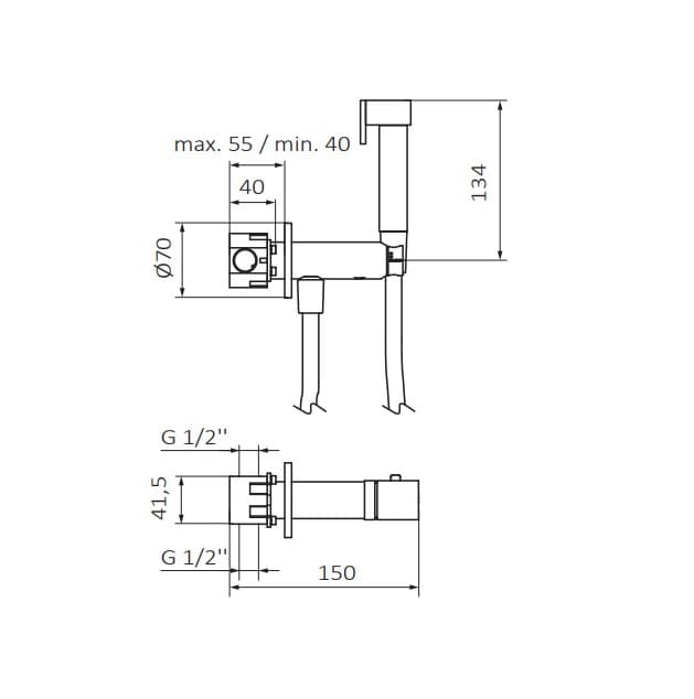 Унитаз подвесной VitrA Zentrum Round 7786B003-0075 безободковый