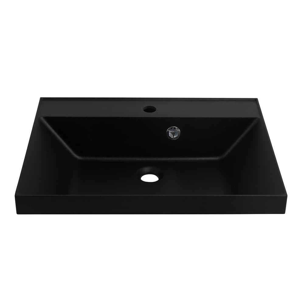 Мебельная раковина BelBagno BB600/450-LV-ART-AST-NERO 60х45 черный матовый