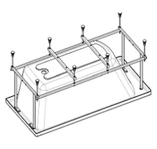 Акриловая ванна Excellent Aquaria 170x75