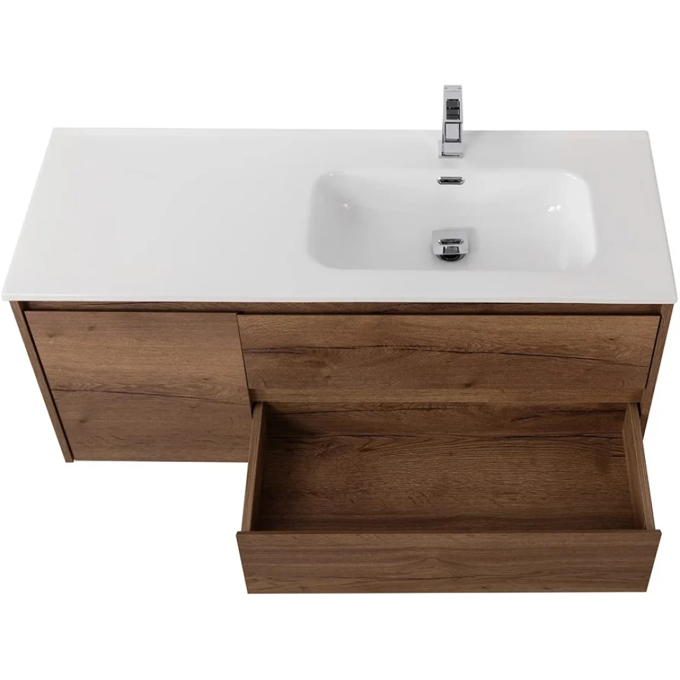 Мебель для ванной Belbagno Kraft 120 R подвесная, Rovere Tabacco