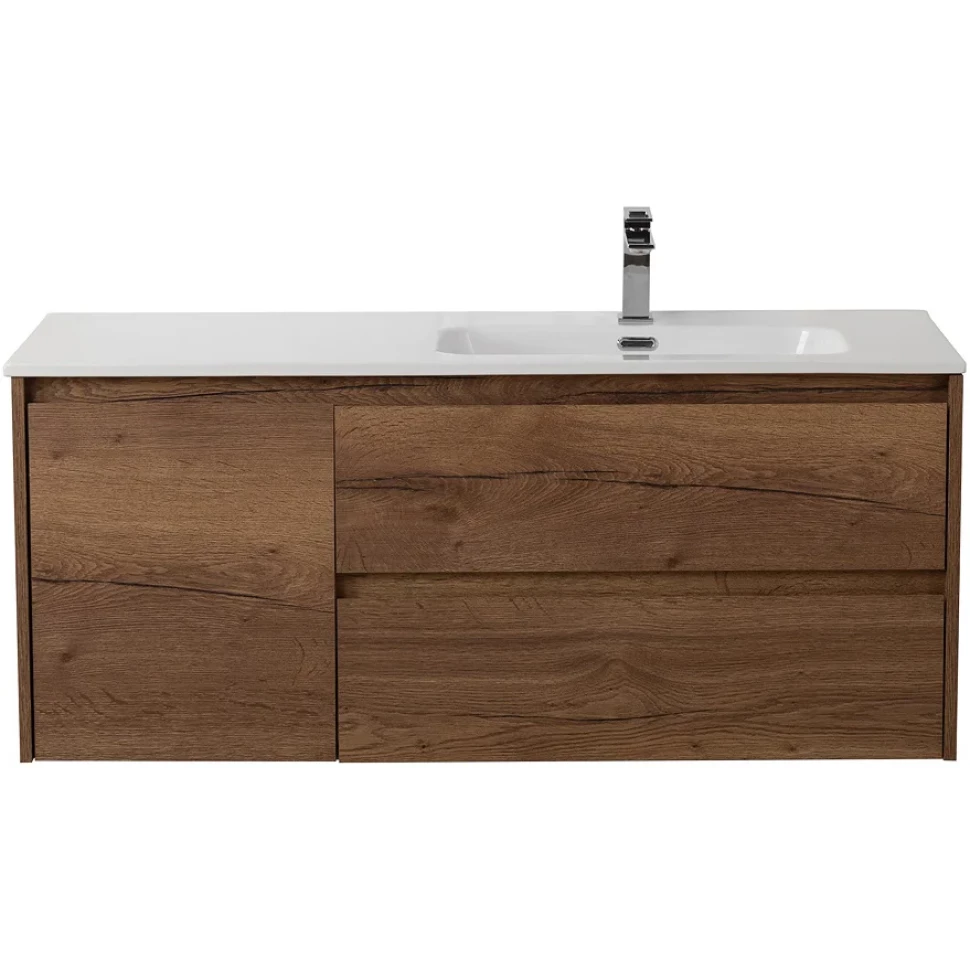 Мебель для ванной Belbagno Kraft 120 R подвесная, Rovere Tabacco