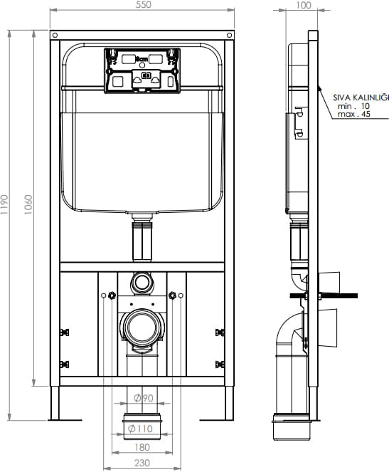 Комплект SantiLine SL-5018MB+SL-03