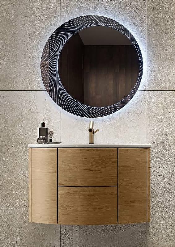 Зеркало Cezares 45053 D80 с LED-подсветкой