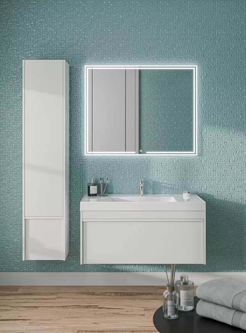 Зеркало Kerama Marazzi Mio 100х80 прямоугольное, с диммером MIO.mi.100\WHT