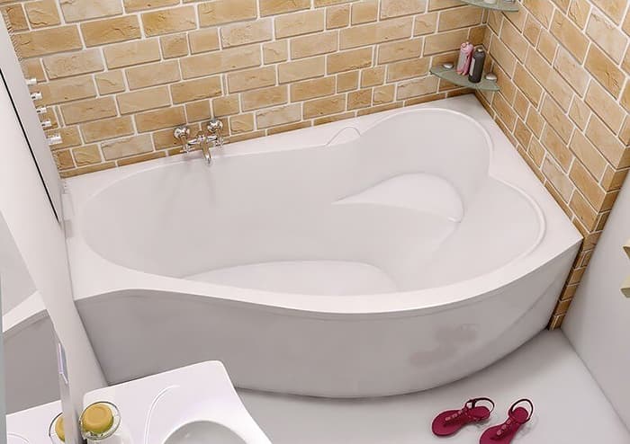 Акриловая ванна 1MarKa Gracia 150x95 см R