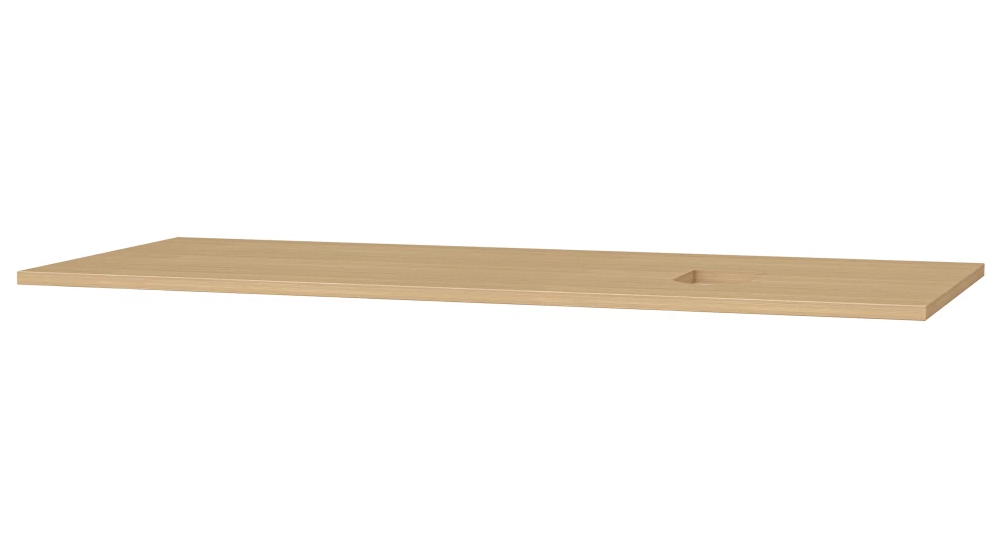 Тумба со столешницей VitrA Origin 120 R подвесная, дуб