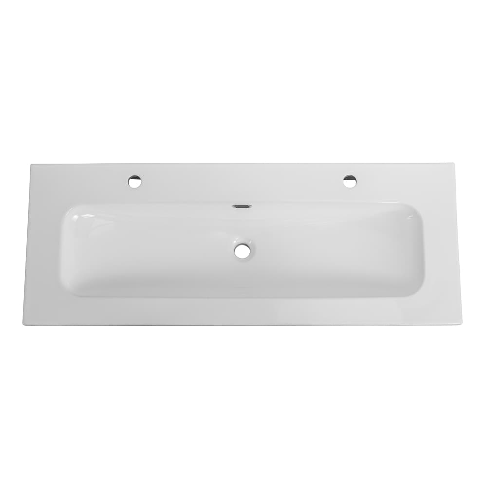 Мебельная раковина Cezares Eco CZR-8073-120-1-2 121х46 белый