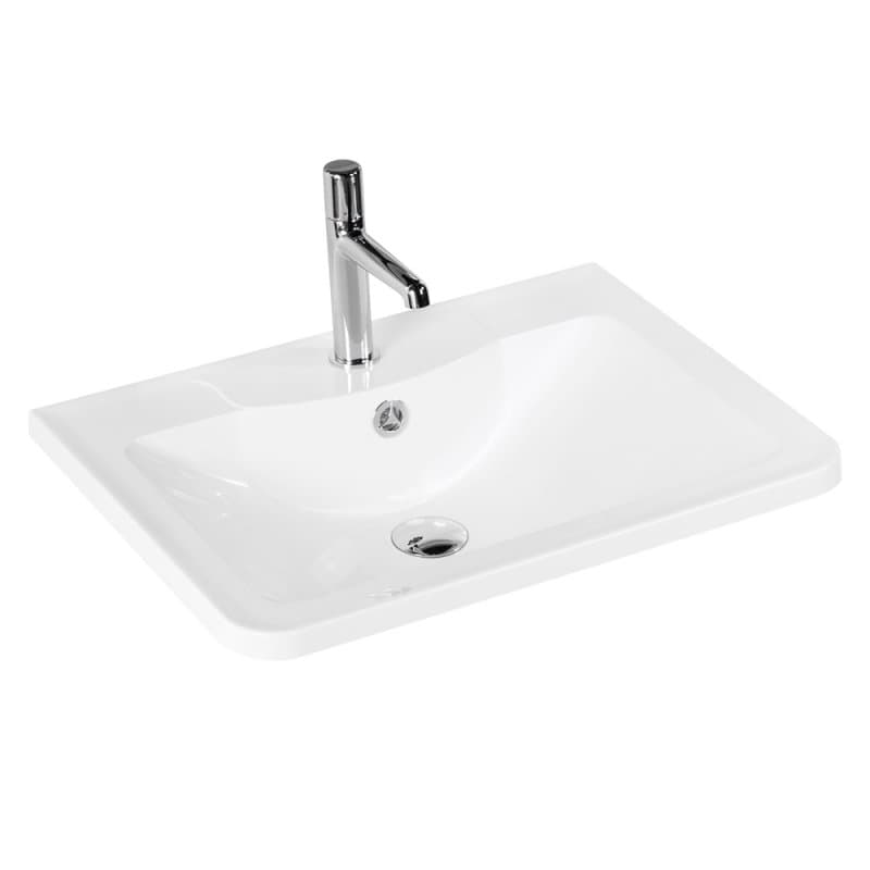 Мебель для ванной BelBagno Acqua 70 подвесная, 2 ящика, Bianco Lucido