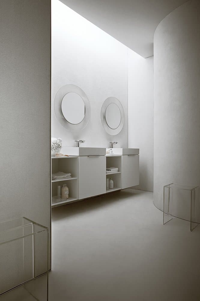 Зеркало Laufen Kartell by Laufen 80 прозрачная рама, с подсветкой