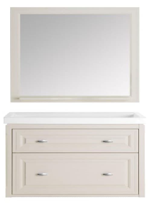 Зеркало ASB-Woodline Кастелло 100 бежевый