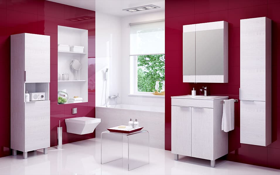 Мебельная раковина Sanita luxe Quadro 60 см (QDR60SLWB01)