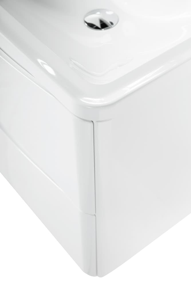 Мебель для ванной BelBagno Acqua 70 подвесная, 2 ящика, Bianco Lucido