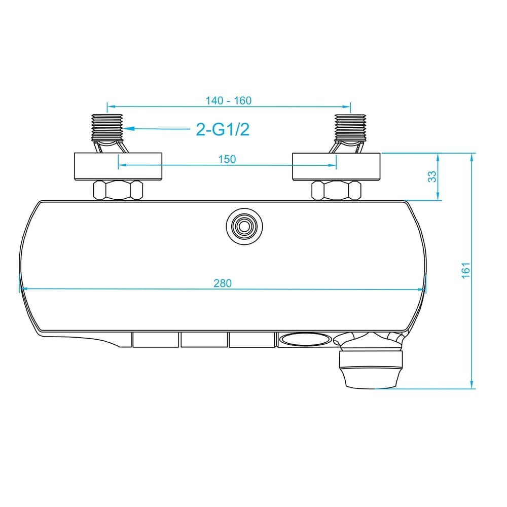 Душевая стойка RGW Shower Panels SP-33B черная