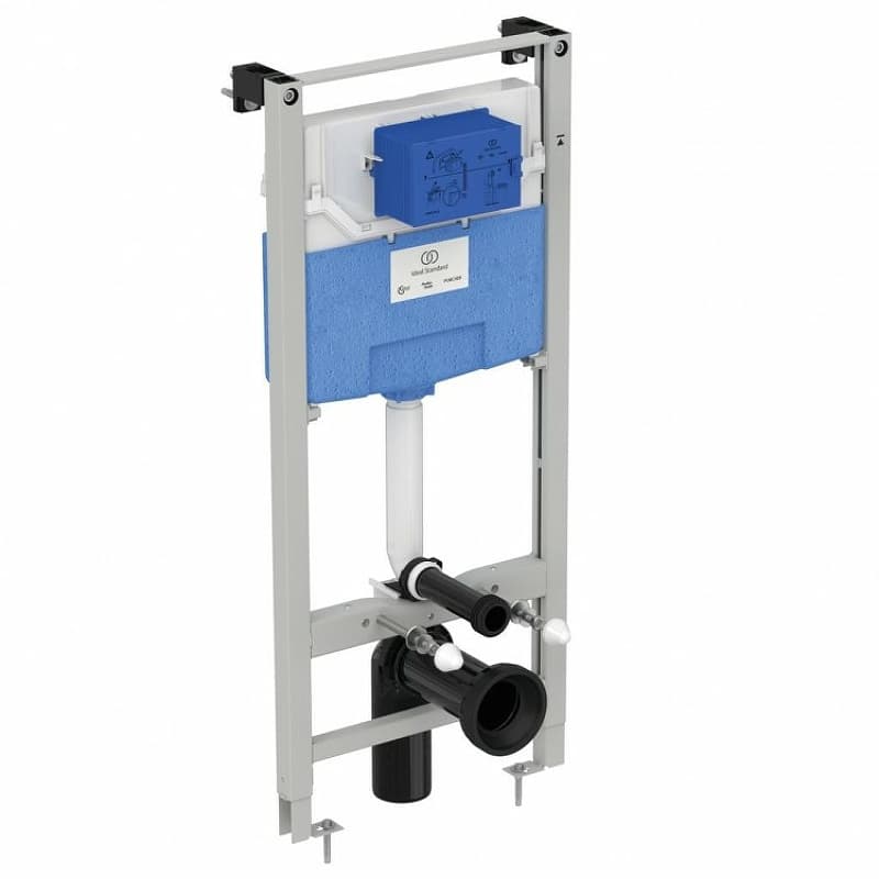 Комплект унитаз с инсталляцией Ideal Standard T3868V3 сиденье с микролифтом, черный