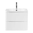 Тумба для комплекта BelBagno Acqua 70 подвесная, 2 ящика, Bianco Lucido
