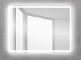 Зеркало BelBagno SPC-MAR-900-800-LED-BTN с подсветкой и кнопочным выключателем