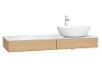 Тумба для комплекта VitrA Origin 120 R подвесная, дуб