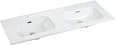 Мебельная раковина Ceramicanova Element CN7004 накладная 121х46,5 см, двойная