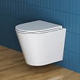 Унитаз подвесной BelBagno Tre BB8001CHR/SC с сиденьем в комплекте