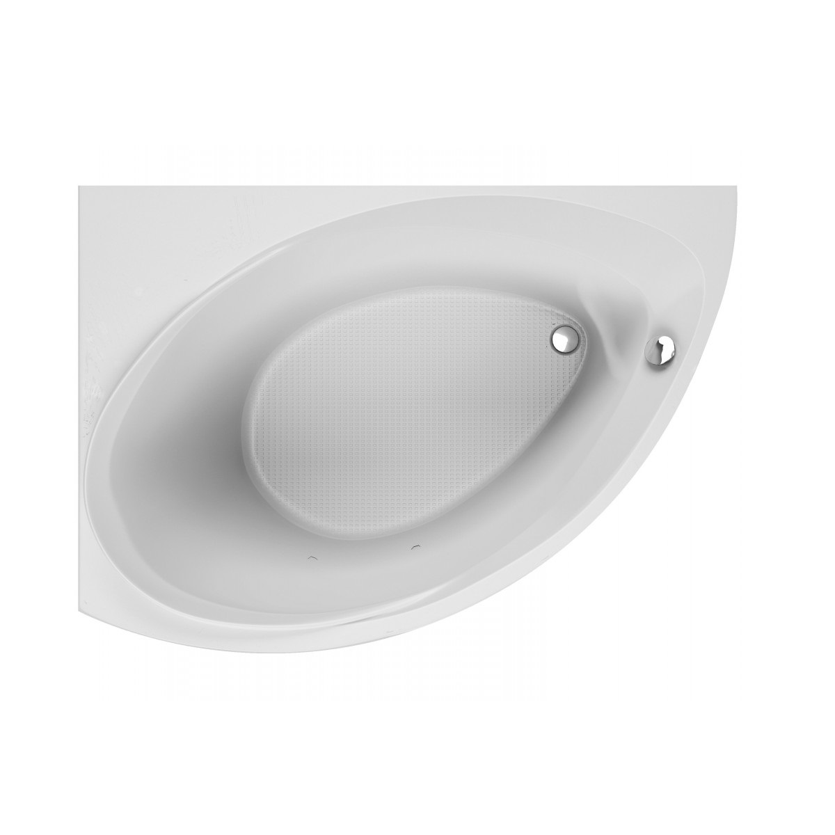 Акриловая ванна Relisan EcoPlus PPU Ибица Гл000023027, 170x120 левая, цвет белый - фото 1