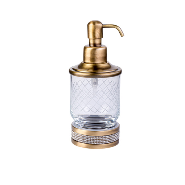 Дозатор Boheme Royal Cristal 10929-BR настольный, бронза