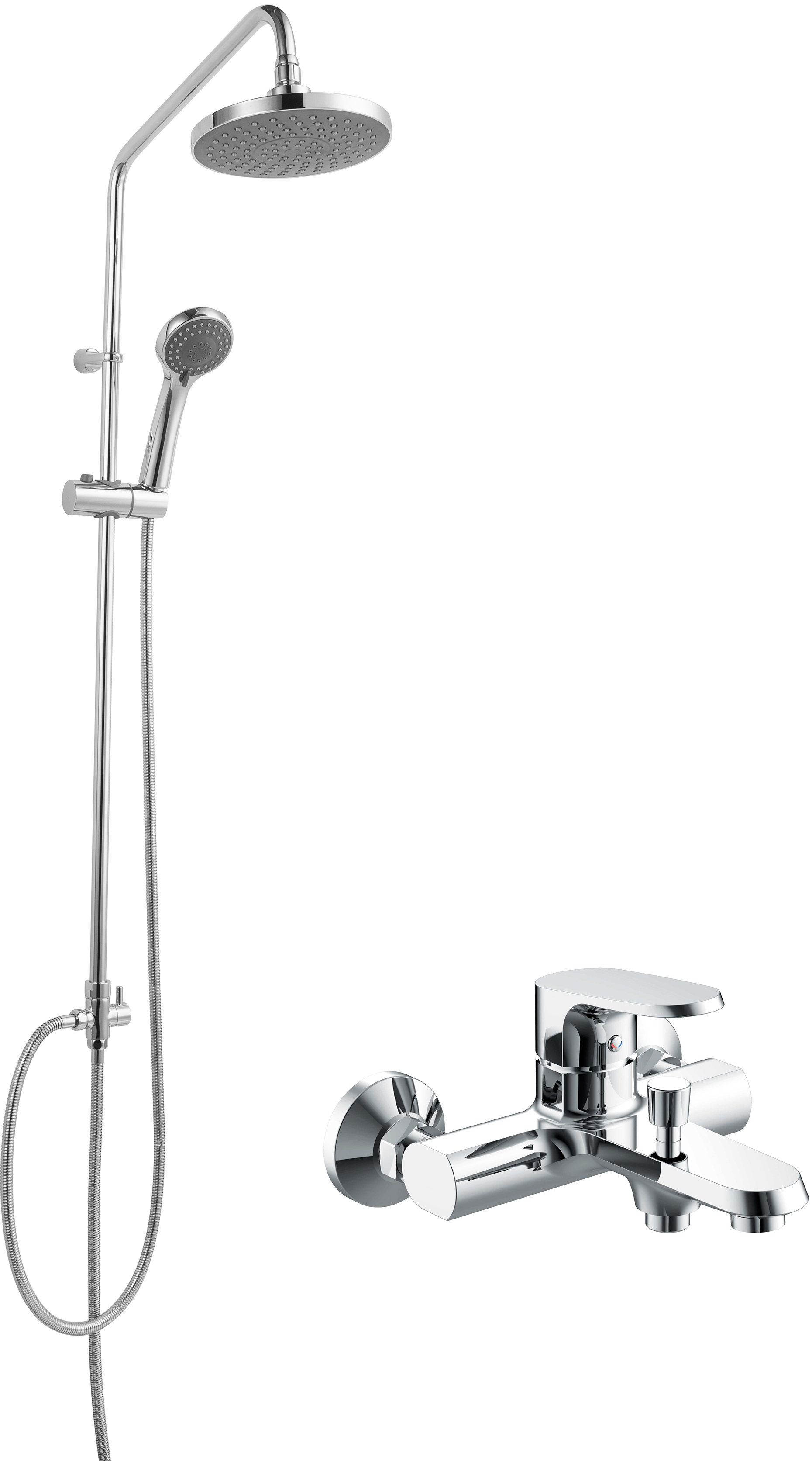 Душевой комплект Bravat для ванны с душем Pure F6105161C-01