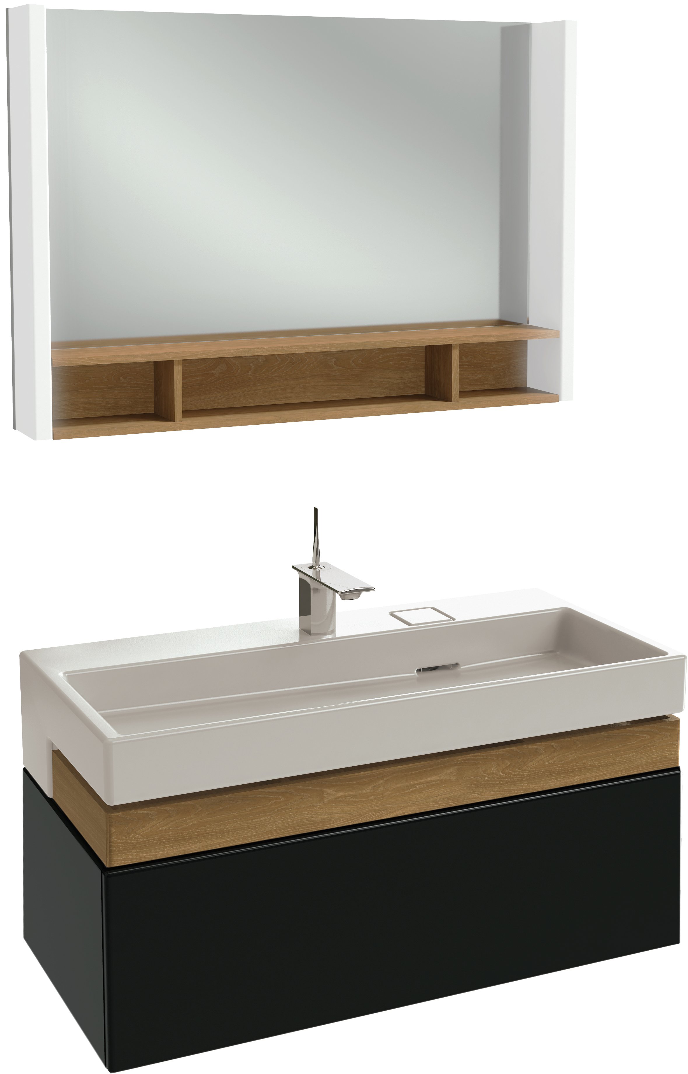 Мебель для ванной Jacob Delafon Terrace 100 черный лак гигиенический набор jacob delafon e75089 cp