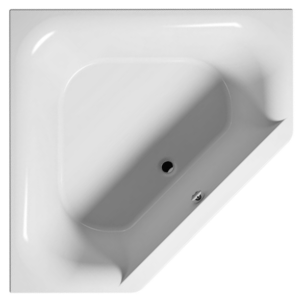 Акриловая ванна Riho Austin 145x145, цвет белый B005001005 - фото 1