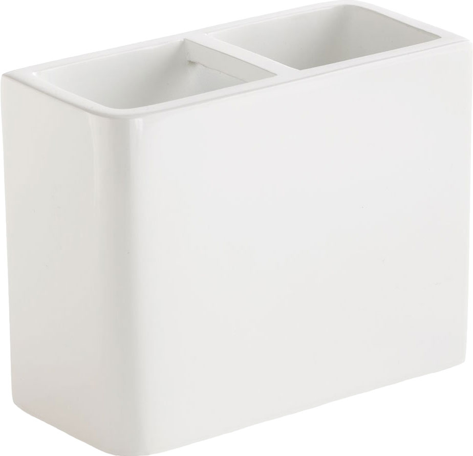 

Стакан Kassatex Lacca White ALA-TBH-W для зубных щёток, белый, Lacca White ALA-TBH-W