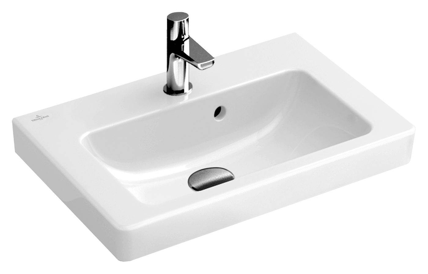 

Раковина Villeroy & Boch Subway 2.0 7315F501 45 альпийский белый, Subway 2.0 7315F501