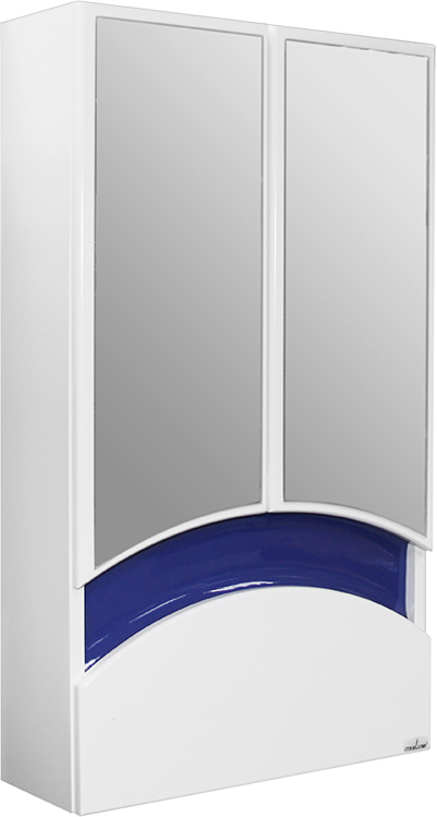 Зеркало-шкаф Mixline Радуга 46 синий универсальный зеркальный зеркало шкаф sanstar