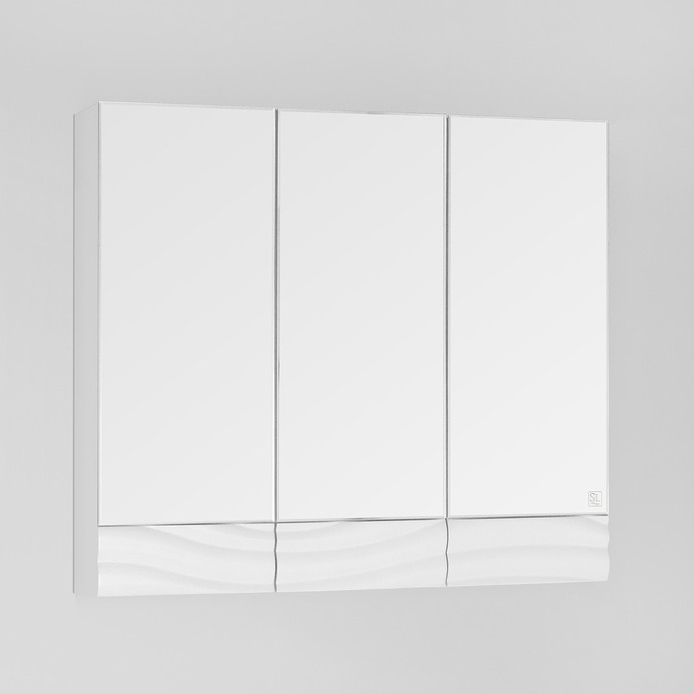 Зеркало-шкаф Style Line Вероника 80 Люкс, белый ЛС-00000057 - фото 1