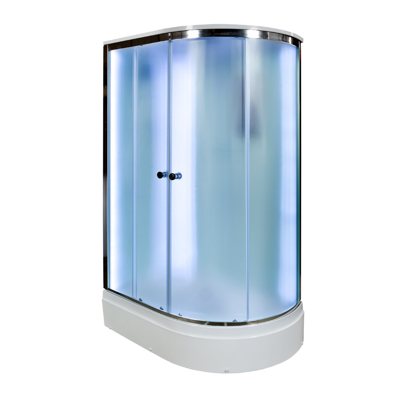 

Душевая кабина AvaCan D312SLLED, 120х90х220 см, стекло матовое, профиль хром, D312SLLED