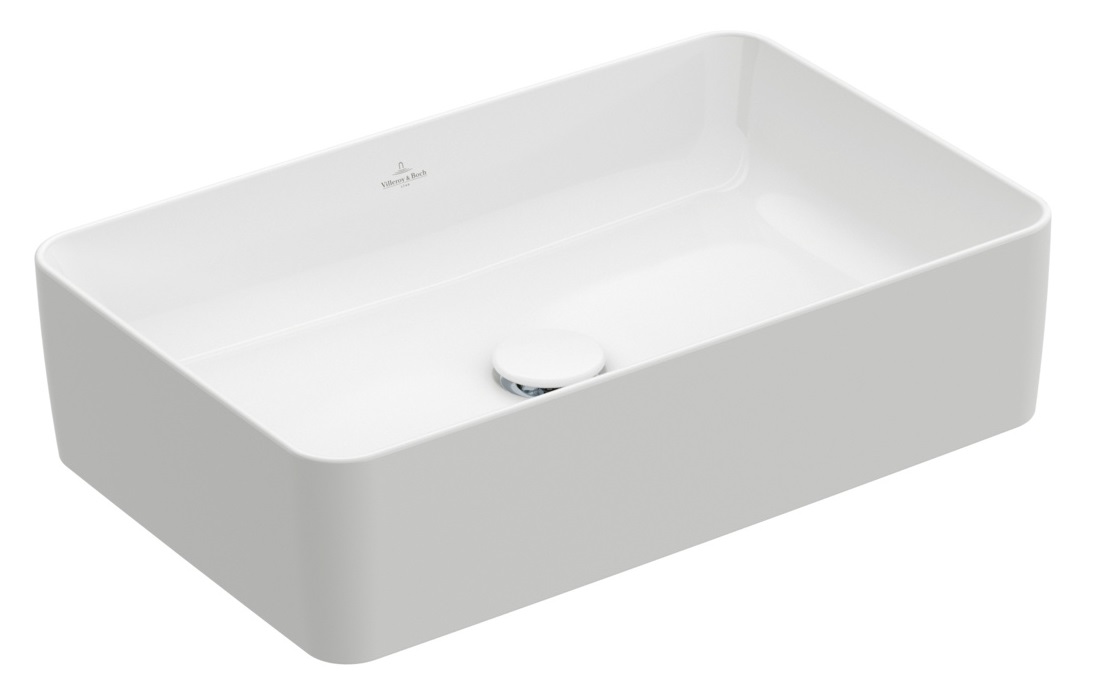 

Раковина Villeroy & Boch Collaro 4A2056R1 56 альпийский белый, CeramicPlus, Collaro 4A2056R1