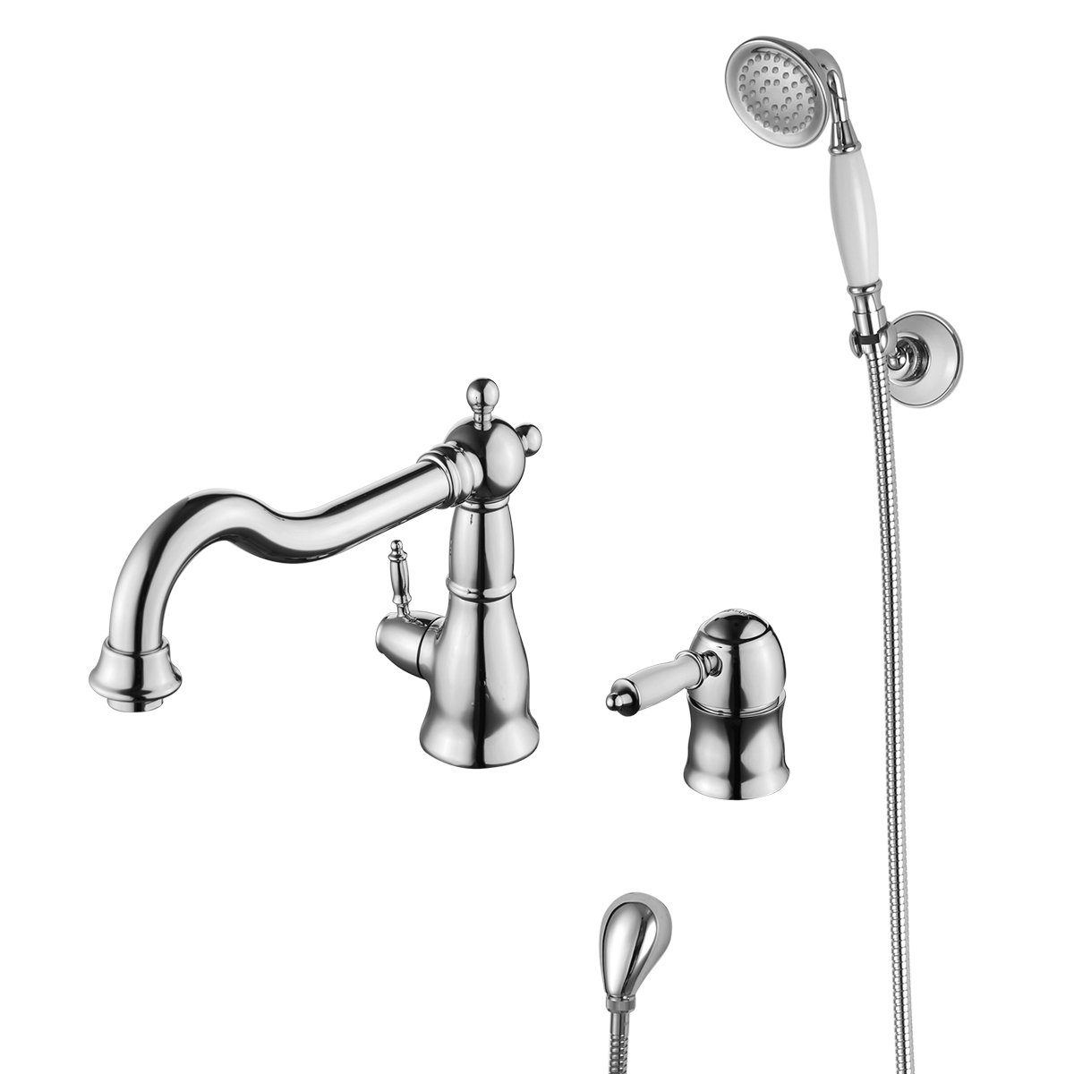 

Смеситель для ванны с душем Lemark Villa LM4847C хром, LM4847C