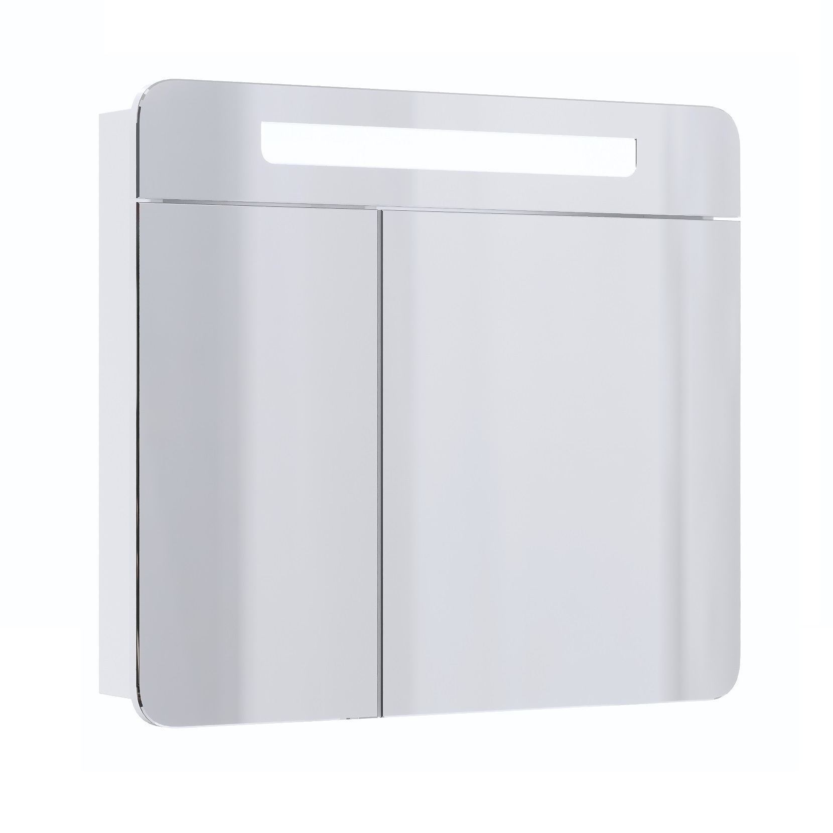 Зеркало-шкаф Onika Неаполь 80.01 с подсветкой кпб неаполь коричневый р 2 0 сп с простыней на резинке 160х200