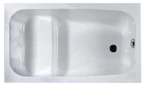 Акриловая ванна Riho Petit 120x70, цвет белый