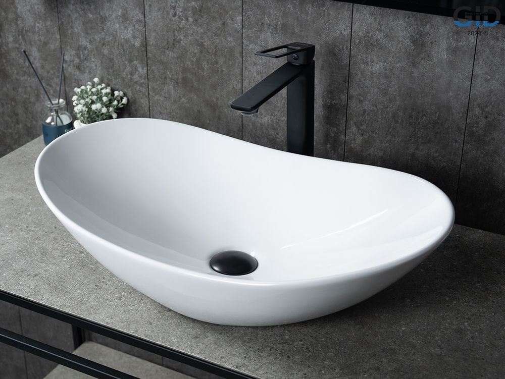 

Раковина Gid Lago N9811 накладная 61х37 белая, Белый, Lago N9811