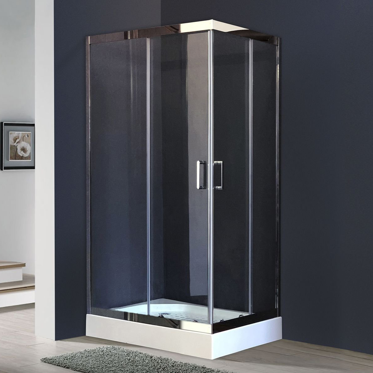 

Душевой уголок Royal Bath HPD RB8100 HPD-T-CH 100x80