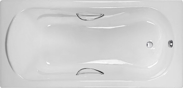 ванна чугунная owl1975 bjorn 170 x 75 см с ручками ножки в комплекте Чугунная ванна Castalia Venera 180x80x42 с ручками