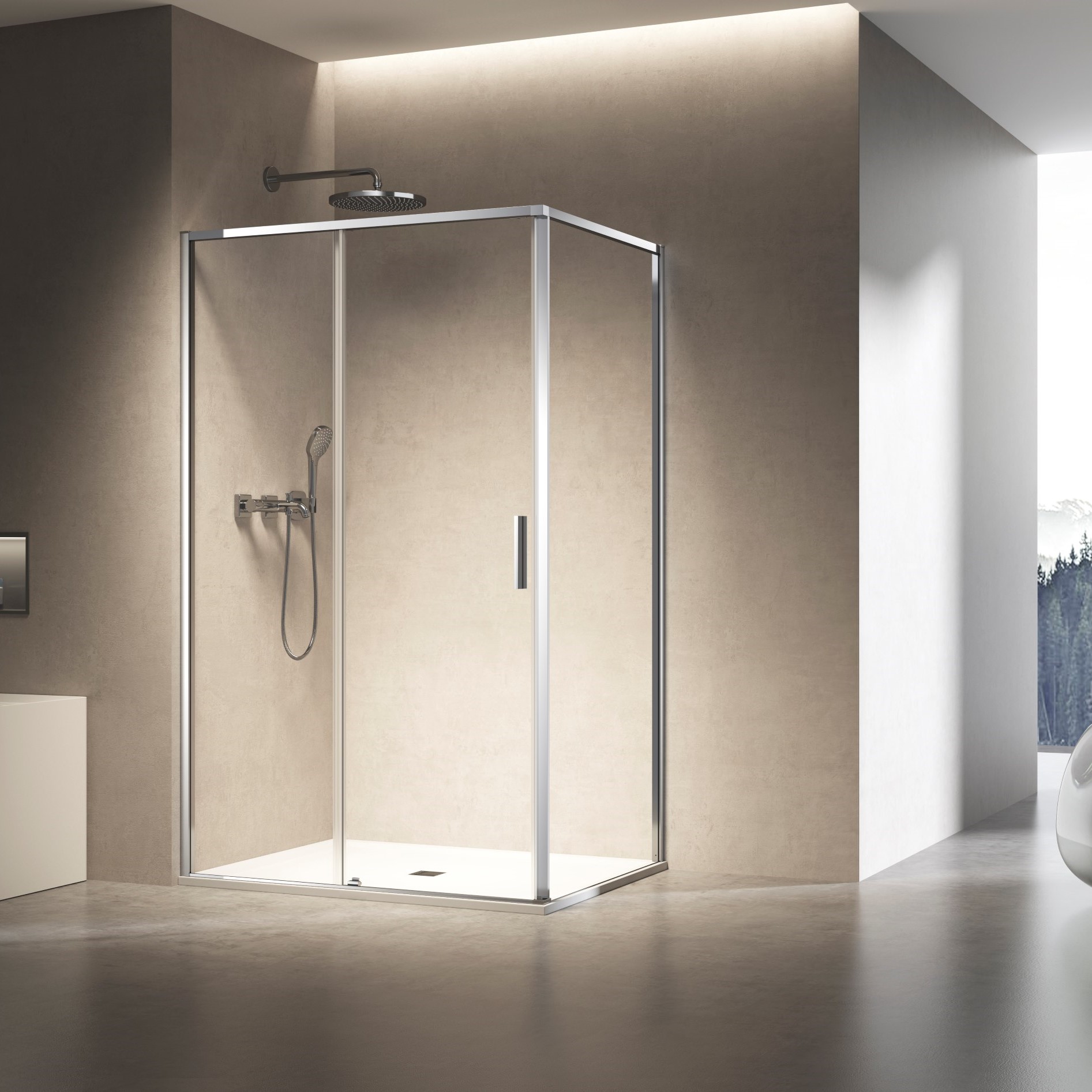 

Душевой уголок Vincea Slim 8mm VSR-6SL9011CL 110x90x200 см, профиль хром, стекло прозрачное, VSR-6SL9011CL
