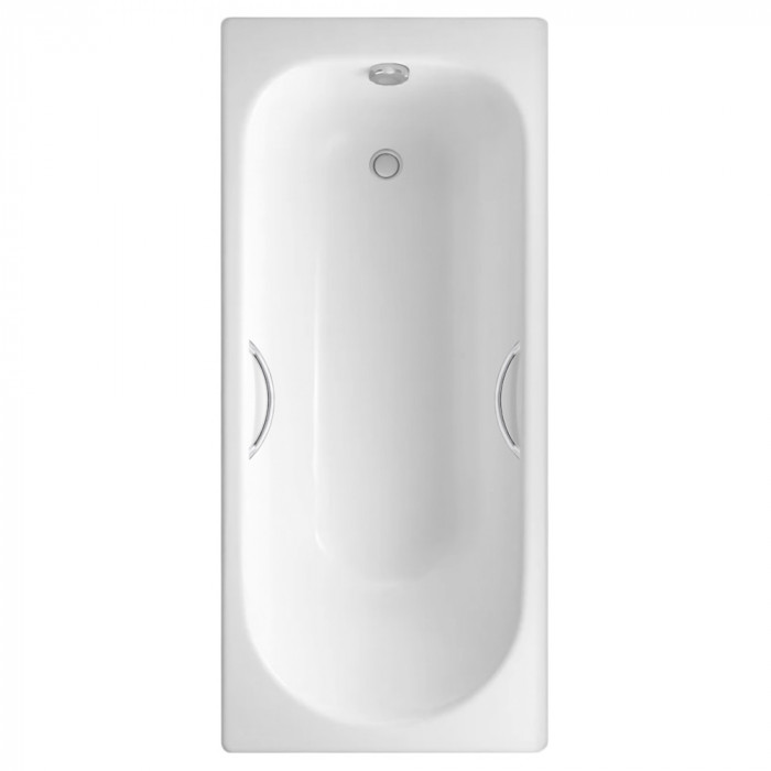 

Чугунная ванна Delice Grace DLR230643R 170х70 с отверстиями под ручки, без ножек, Белый, DLR230643R