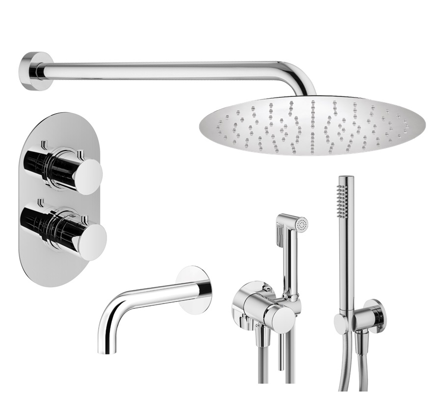 

Душевой комплект Plumberia Selection Ixo KITZXOT19CR60 хром, KITZXOT19CR60