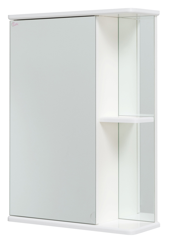 Зеркало-шкаф Onika Карина 50.00 У белый, универсальный кисть для наращивания и дизайна ногтей скошенная 17 5 см ворс 8 × 5 мм белый
