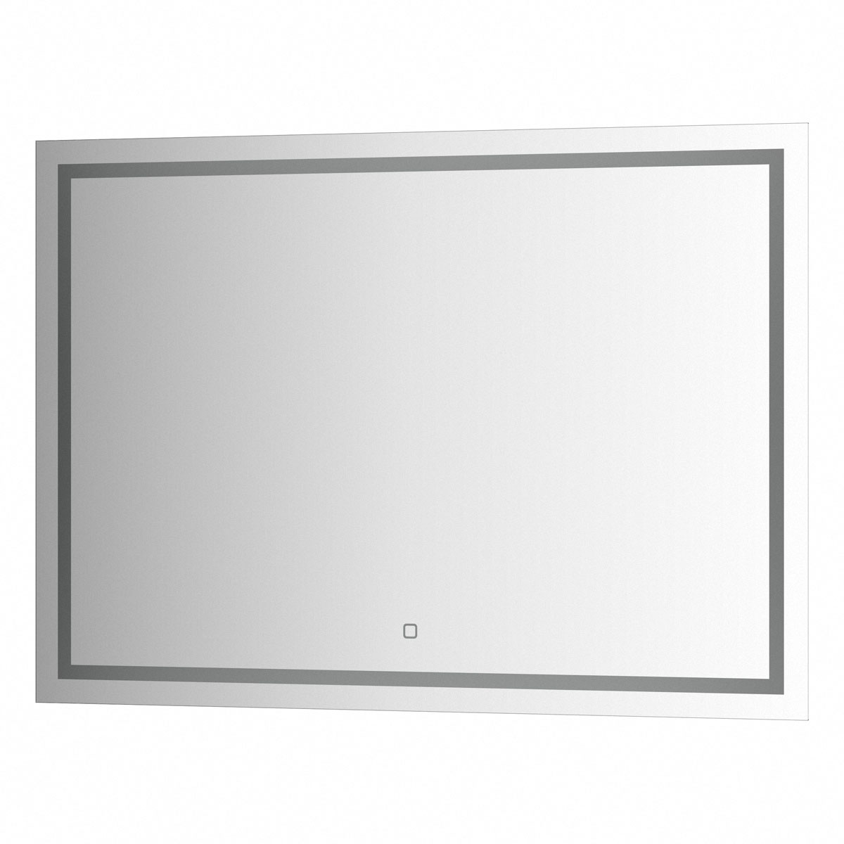 Зеркало EVOFORM Ledline BY 2437 со светильником 100x70 см
