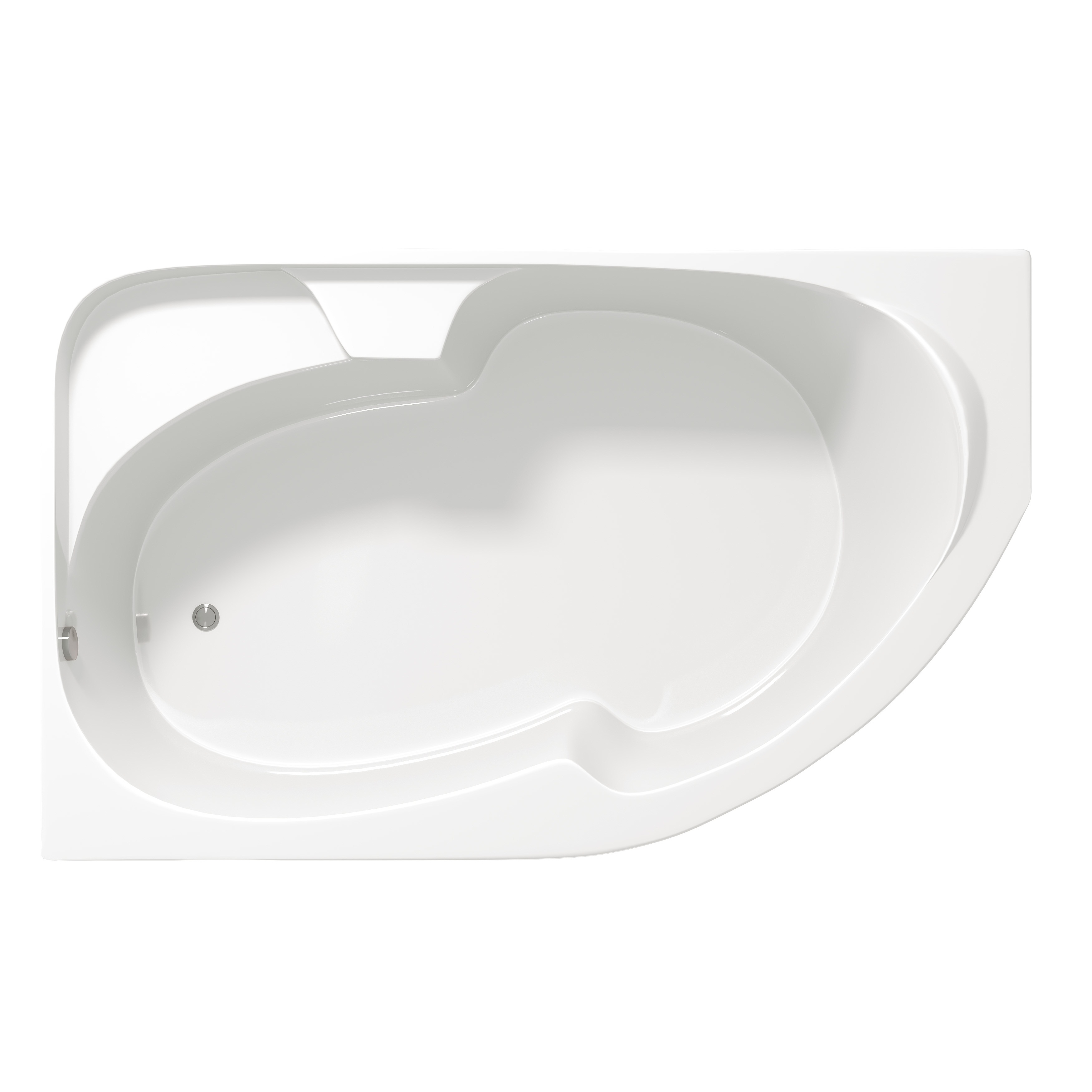 Акриловая ванна Creto Doris 160х100 L, цвет белый 14-160100L - фото 1
