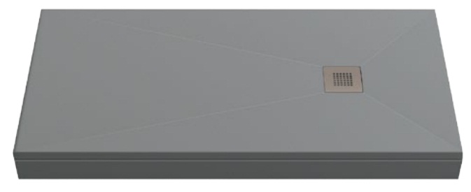 

Поддон для душа Creto Ares 140x90 серый, 1-0018